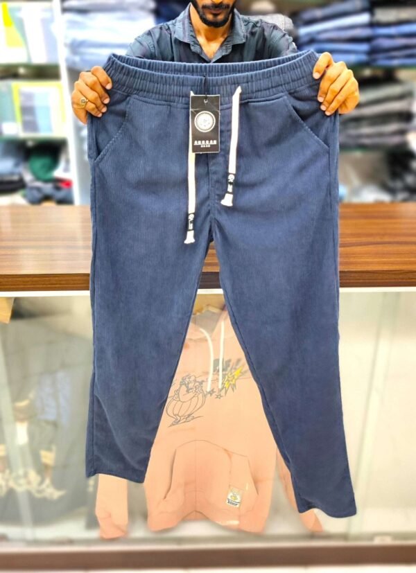 Navy Blue Corduroy Pant