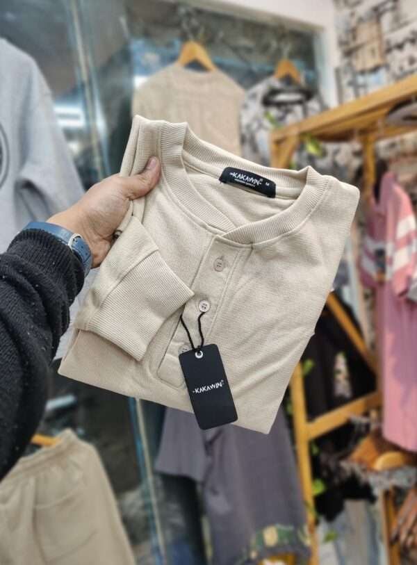 Beige Henley tshirt